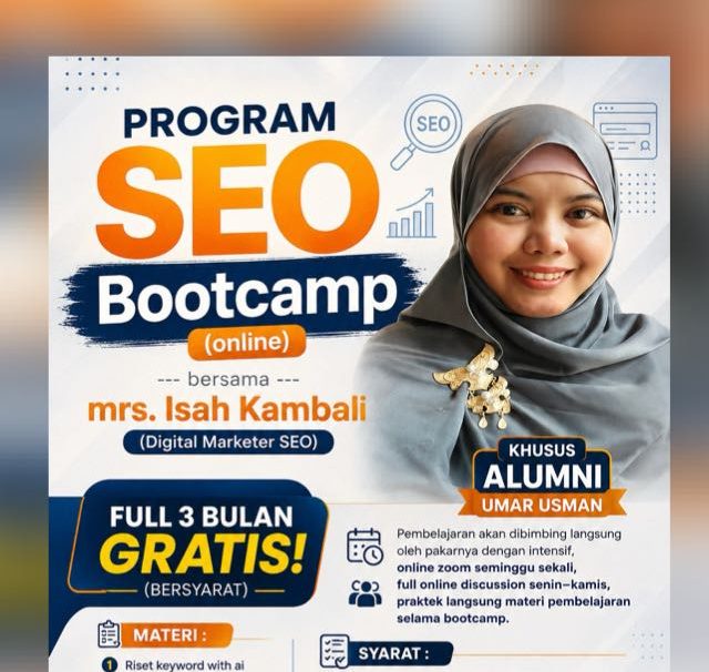 SEO Bootcamp Alumni Kampus Umar Usman